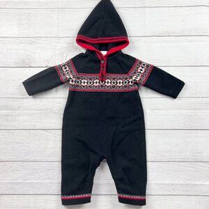 Hanna Andersson Knit Hooded Romper